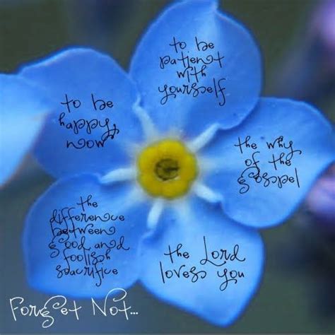 It offered a special place to mark the brief lives of those . Come What May and Love It: Forget-me-not... | Church ...
