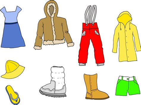 Clipart - Clothing Assortment png image