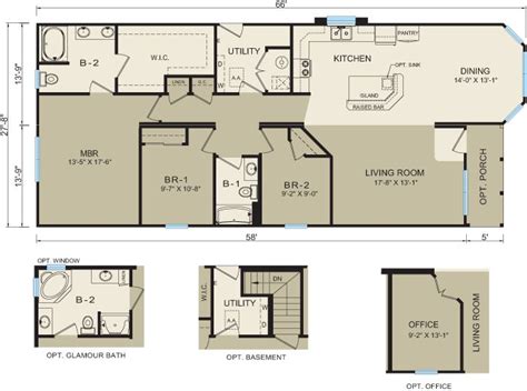 Michigan Modular Home Floor Plan 3658 Good Building Plans House