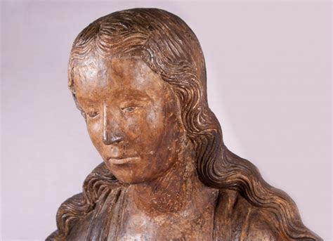 Buste De Vierge Ou De Sainte 1500 1520 France Du Nord Xvie Siècle