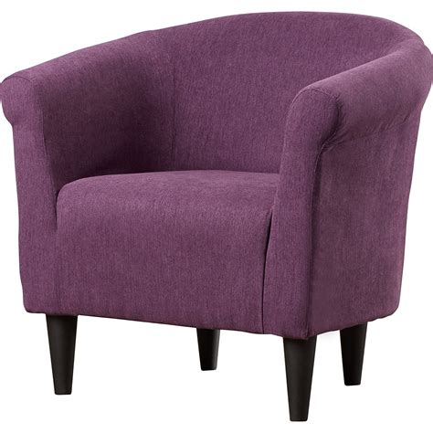 Purple Accent Chairs Living Room Home Furniture Design