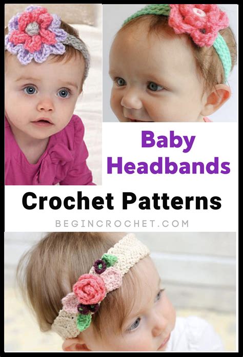 14 Baby Crochet Headband Patterns Beginner Friendly Begin Crochet