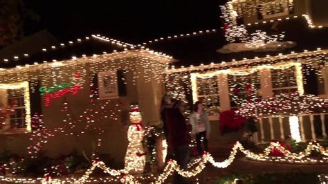 Two of the three christmas trees were loaded with ornaments. Christmas Tree Lane In San Carlos - YouTube