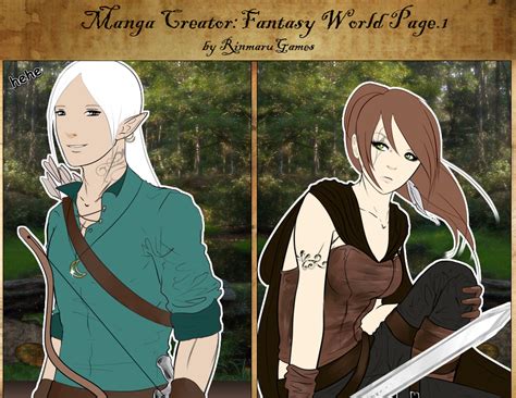 Manga Creator Fantasy World Page1 By Rinmaru On Deviantart