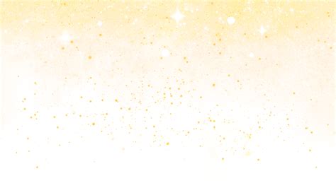 Falling Gold Glitter White Transparent Glitter Flakes Falling Border