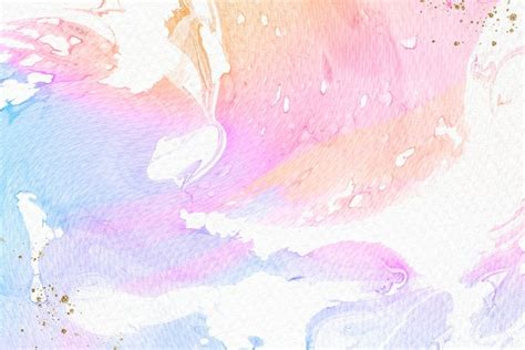 Download Premium Image Of Pastel Watercolor Patterned Background By