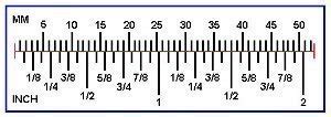 Inches to centimeters (in to cm) converter, formula and conversion table to find out how many cm in inches. Convert Inches to MM