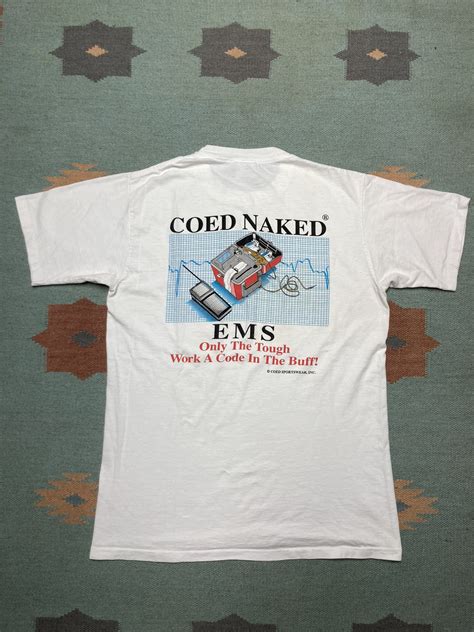 Vintage Vintage Coed Naked T Shirt 90s Y2k EMS Only The Tough Work L