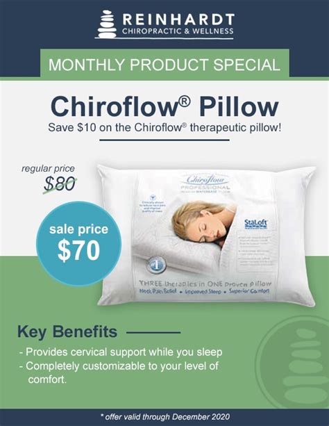 Chiroflow Pillow Reinhardt Chiropractic