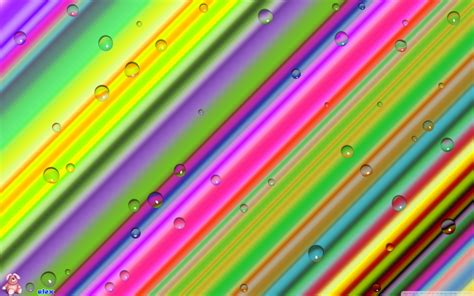 Rainbow Water Drops Ultra Hd Desktop Background Wallpaper