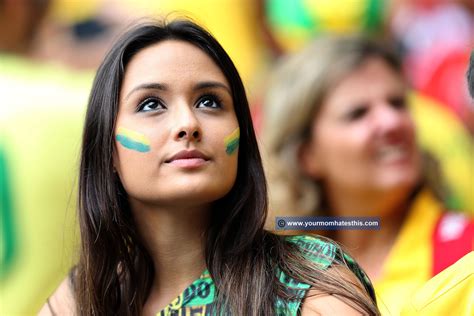 Beautiful Fans Of Brazil World Cup 2014