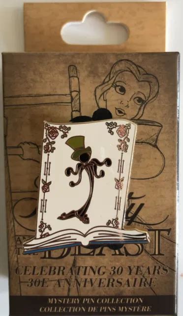 Disney Beauty And The Beast Th Anniversary Mystery Lr Pin In Box Coat Rack Picclick
