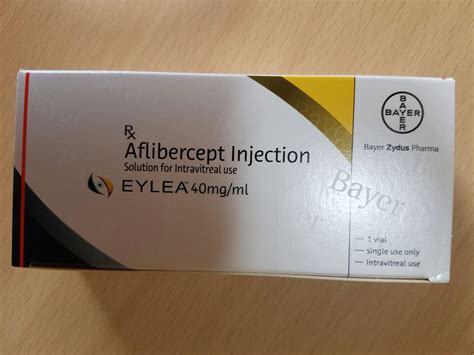 Aflibercept is a potent, specific inhibitor of vegf that is active in animal models of ocular neovascularisation after systemic and ivt administration. Eylea Aflibercept Injection for Hospital, Rs 49500 /pack ...