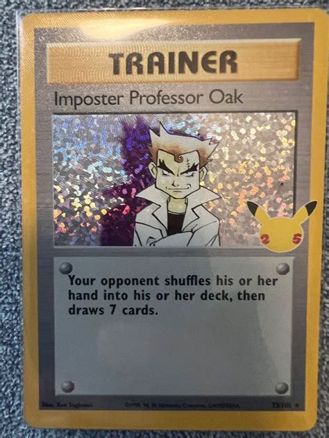 Pokemon Tcg Imposter Professor Oak Cel 73 Acheter Sur Ricardo