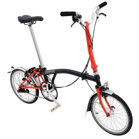 This special edition s type six speed b. Brompton H3L 2018 Folding Bike - Black/Red
