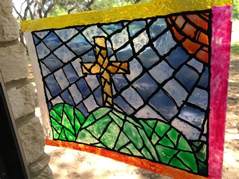 Faux Stained Glass Window Create Art With Me