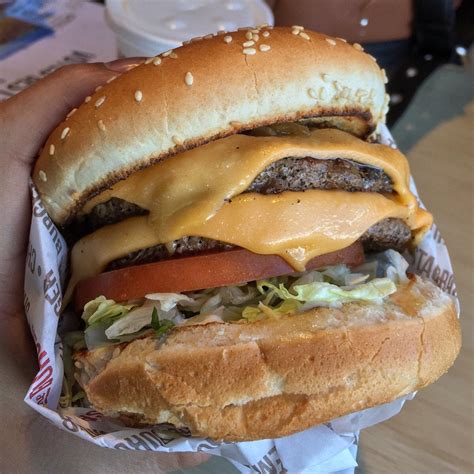 The Habit - Double Cheeseburger : food