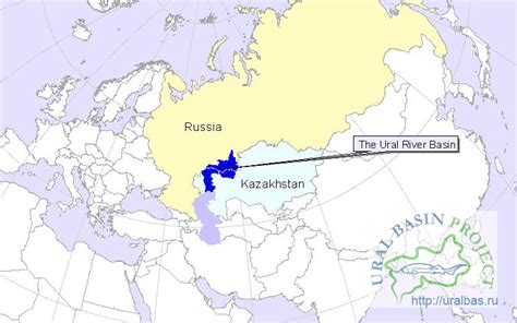 Ural River Map