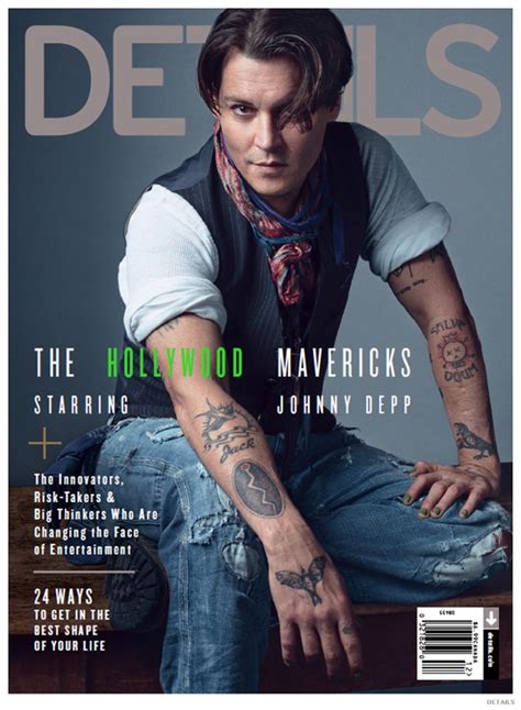 Johnny Depp Brings Bohemian Style To Details December 2014january 2015