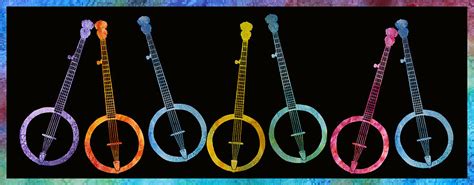 Rainbow Of Banjos Digital Art By Jenny Armitage