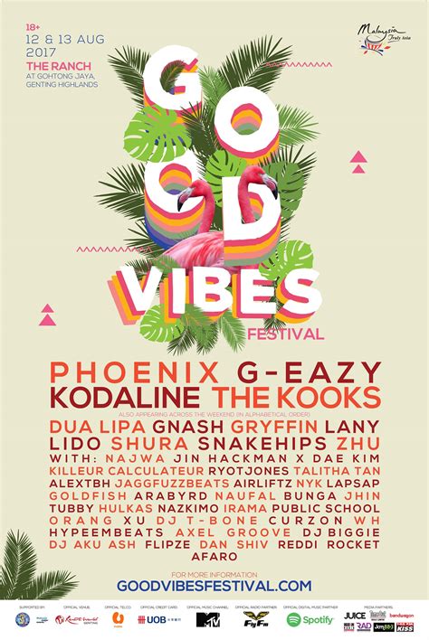 Good Vibes Festival 2017 Complete Lineup Is Out Pampermy