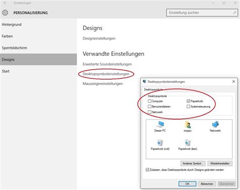 Windows 10 Desktopsymbole Anzeigen Versteckt Einfach Aktivieren ändern