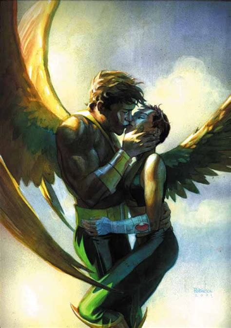 Hawkman And Hawkgirl By Andrew Robinson Hawkgirl