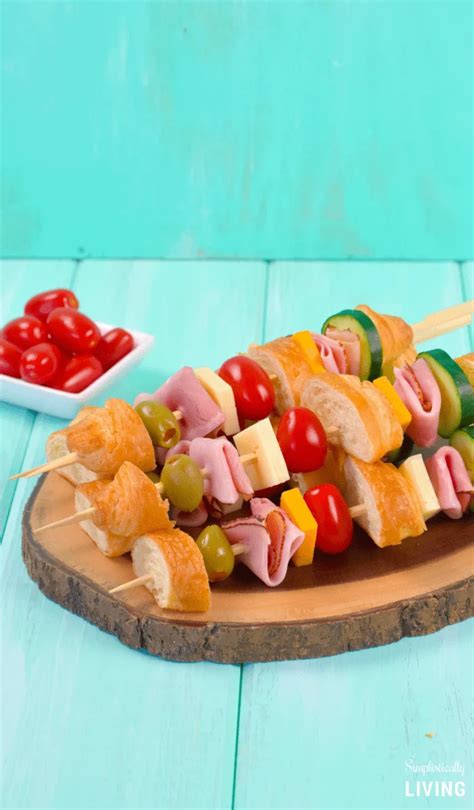 Ham And Cheese Skewers A Delicious And Simple Appetizer To Feed A Crowd