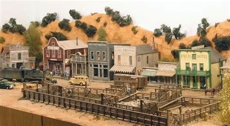 Another Beautifully Done Old West Scene By Jim Vail Model Train
