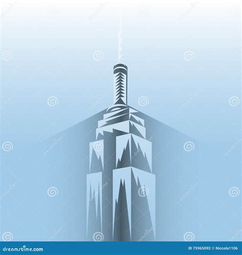 Abstract Skyscraper Background Stock Vector Illustration Of Element