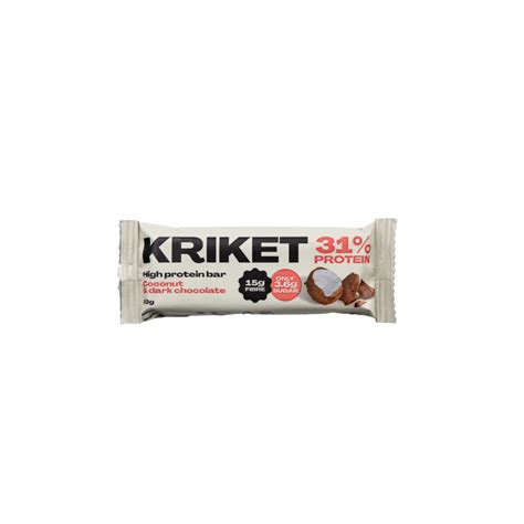 High Protein Bar Coconut And Dark Chocolate 50g Kriket