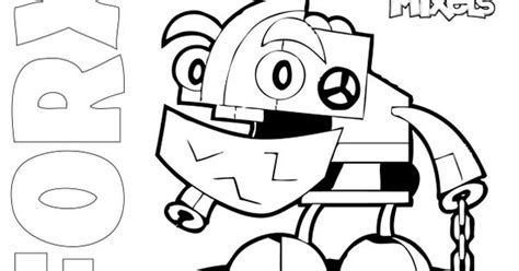 mixel coloring page | my little corner | Lego & Mixels | Pinterest