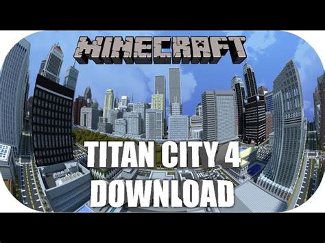 Titan City V4 Mega City Pc World Schematic Downloads Minecraft Map