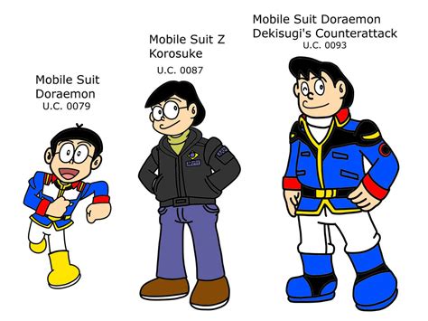 Nobita Nobi As Amuro Ray Grown Up Generations By Omegaridersangou On