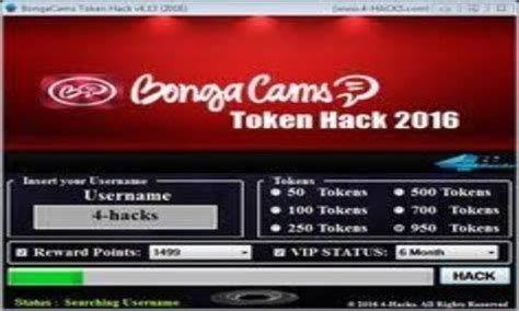 Bongacams Token Hack Generator Online 2020 2021