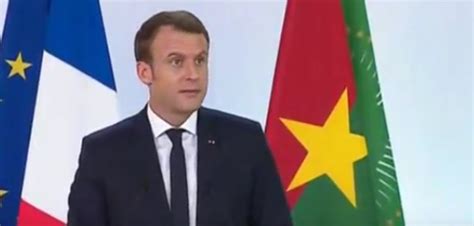 Le Mediascope Vidéo Discours Macron Burkina Faso A T Il été