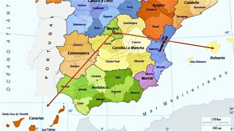Islas De España Mapa Mapa De Rios