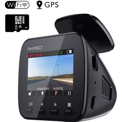 caméra voiture dashcam gps wifi conduite enregistreur embarqué surveillance 1296p full hd sony