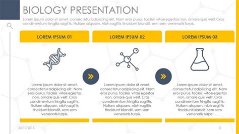 Creative Biology Presentation Free Powerpoint Template