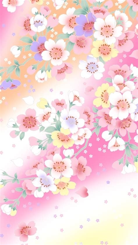 Note 2 Wallpaper Hd 720x1280pinkflowerpatternblossomcherry Blossom