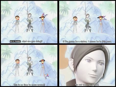 Wii Fit Trainer Doing The Best Possible Thing In The Worst Possible Situation Super Smash