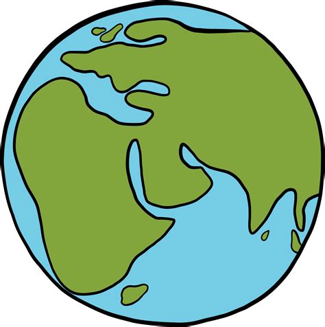 Earth Doodle Freehand Drawing 15715090 Png