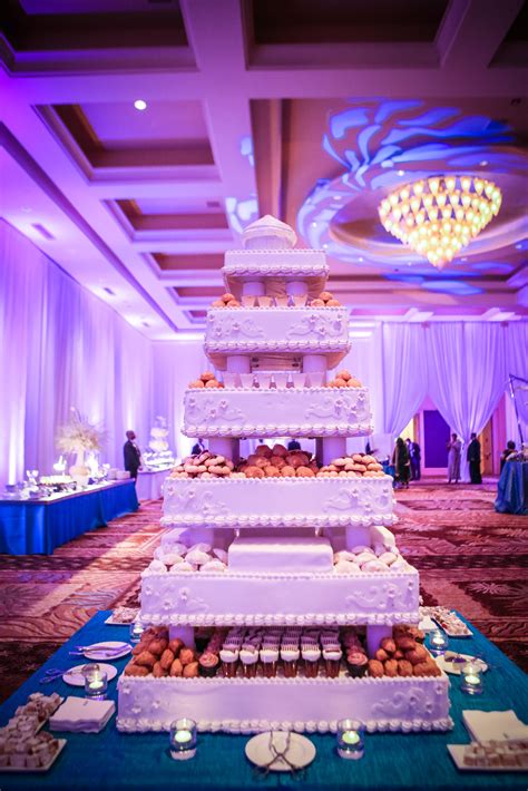 Fillings for wedding cakes | lovetoknow. Fabulous over the top wedding cake filled with decadent desserts for Medallion's wedding ...