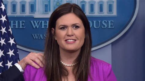 Sarah Huckabee Sanders Spars With Reporter Over Fake News On Air Videos Fox News