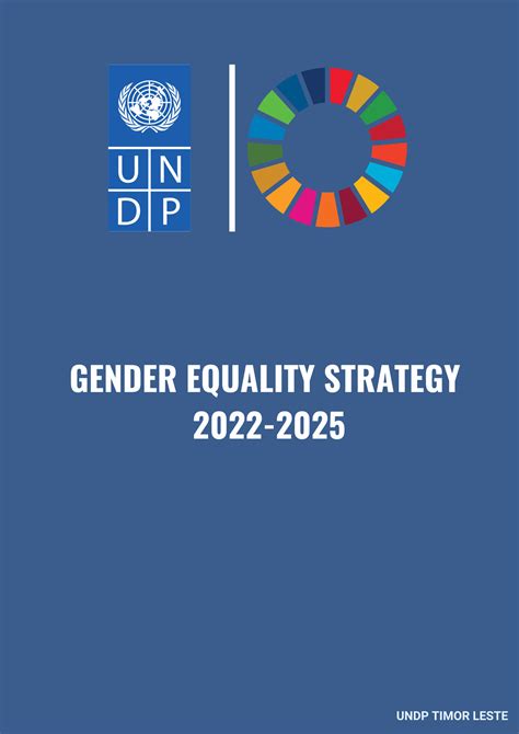 Gender Equality Strategy Report 2022 2025 United Nations Development Programme