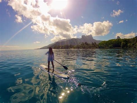 Beautiful Paddle Board Paradise Stand Up Paddle Perfection Heaven On