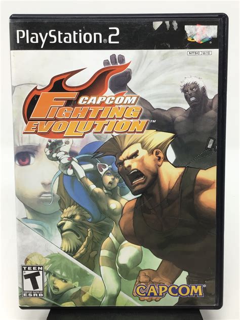 Capcom Fighting Evolution Ps2 W Manual Cape Fear Games