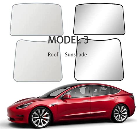 Buy Tesla Model 3 Sunshade Roof Rear Window With Uvheat Insulation