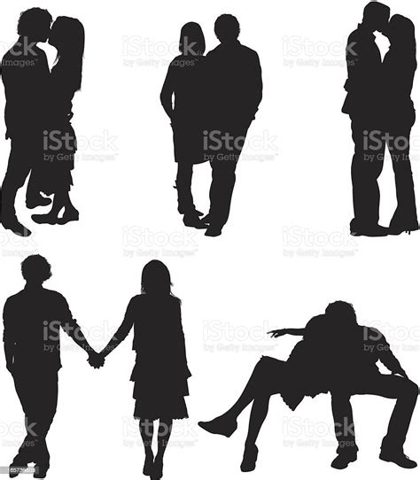 Young Couples In Love Stock Illustration Download Image Now Couple