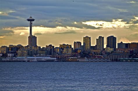Seattle Skyline In Twilight Photograph By Sc Heffner Fine Art America